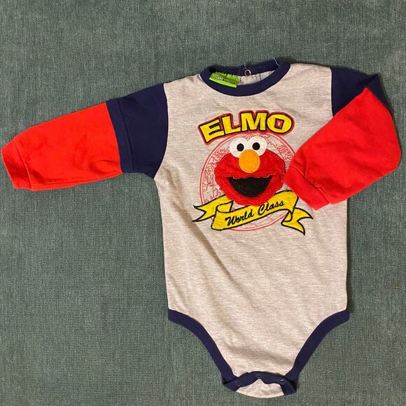 Vintage 2007 Elmo Baby Onesie – Size 9M+ - Picture 1 of 9